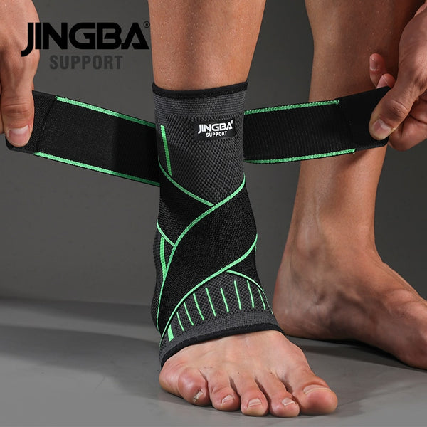Footguard

JINGBA Protective Football Ankle Support: Strap Compression Brace, 1 PCS