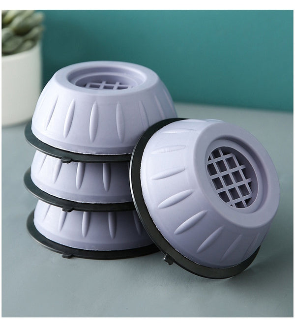 Universal Anti-Vibration Feet Pads - Rubber Mats for Washing Machines, Dryers, Refrigerators - Non-Slip & Fixed.