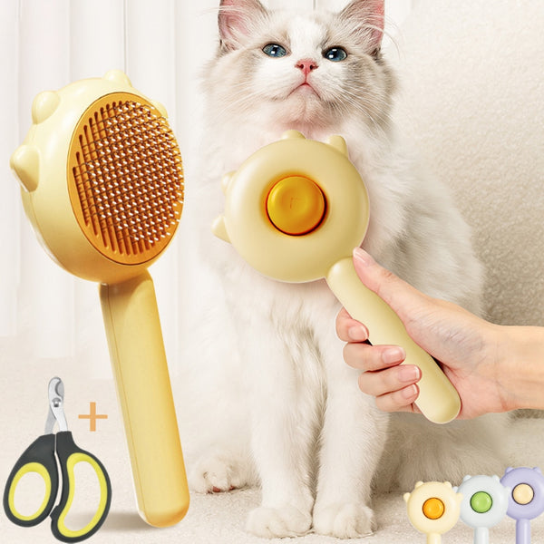 Pet Grooming Combo: Magic Massage Hair Remover, Nail Clippers & More!
